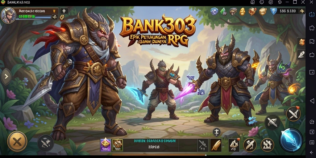 Tampilan antarmuka <strong>BANK303</strong> yang menarik dan fungsional.