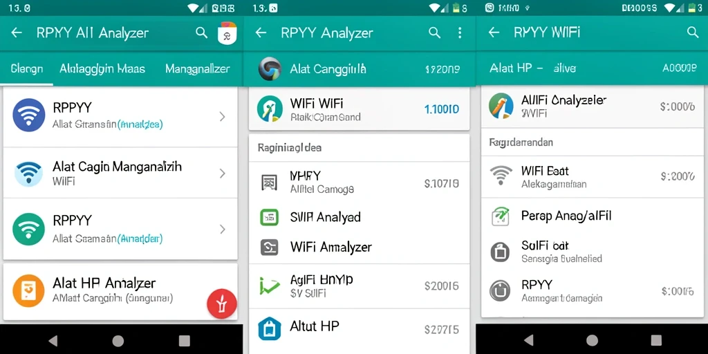 Antarmuka RPYYY yang elegan untuk analisis jaringan WiFi.