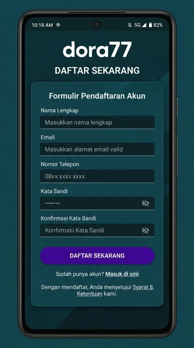 Buat Akun Baru dora77 Dengan Mudah